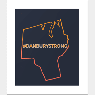 Danbury Outline Posters and Art